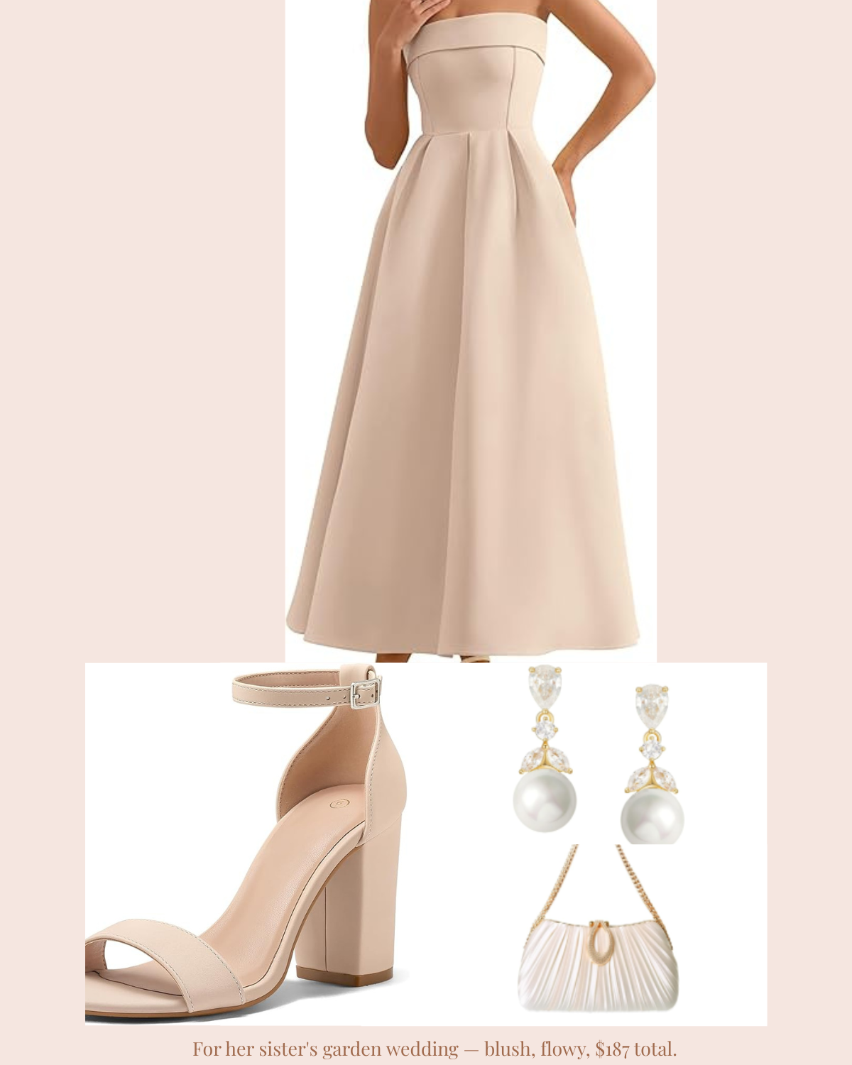 Wedding guest outfit recommendation from Stylely AI